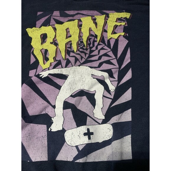 Vintage Bane Band Graphic Sweatshirt Pullover Y2K Grunge Punk Rock Merch - Picture 2 of 4